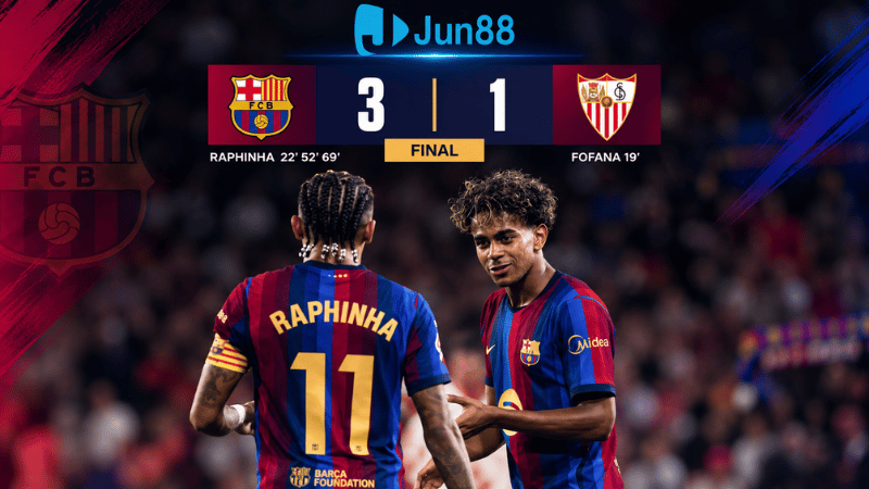 Barcelona thành công lội ngược dòng trước Sevilla