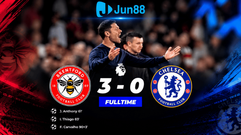 Chelsea bất lực trước hàng thủ của Brentford